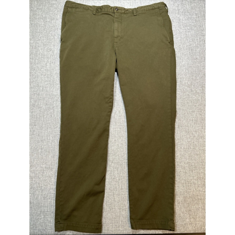 Polo Ralph Lauren Stretch Slim Fit Knitlike Chino Pant 40x32 Mens Green Pants